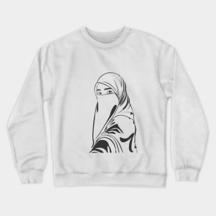 Muslim Character Crewneck Sweatshirt